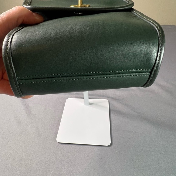 Coach Scooter Bag 9893 bottle green leather vintage - Picture 4 of 12